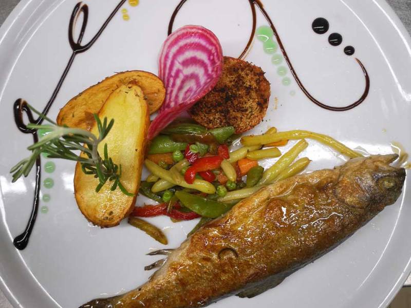 Truite aux amandes - Restaurant à Guillestre O'Délices