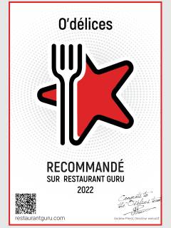 Recommandé par Restaurant Guru